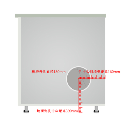 橱柜油烟机孔开孔